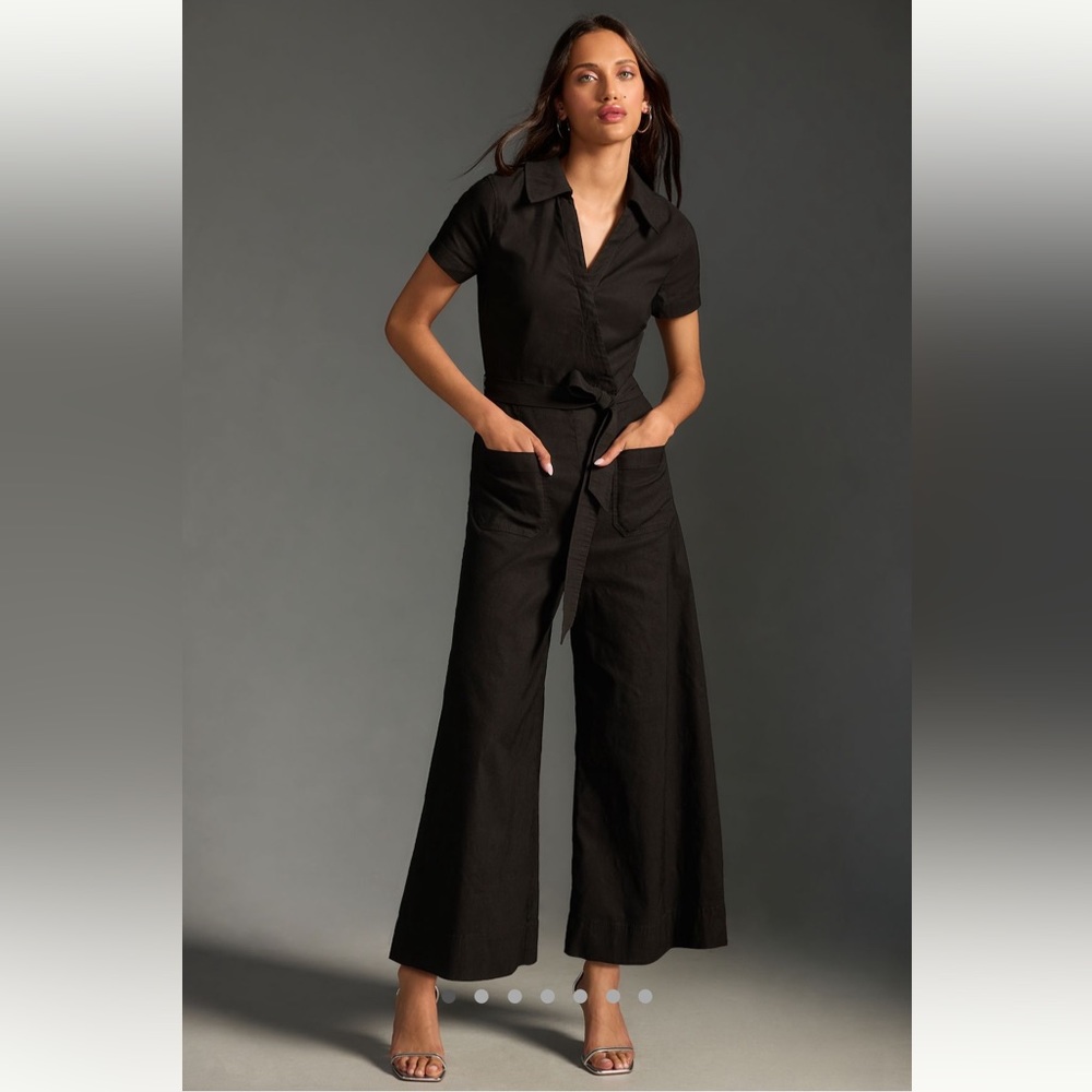 Maeve Wrapped-Culotte Jumpsuit